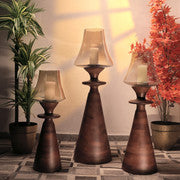 Rustic Aura Candle Holder