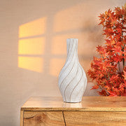 TWISTFORM PAPER MESH VASE(IVORY)
