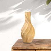 TWISTFORM PAPER MESH VASE( YELLOW)