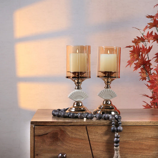 Royal Crest Candle Holder (Set of 2)