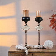 Noir Grace Candle Holder (Set of 2)