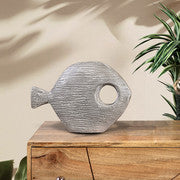 STONE-FINISH FISH SCULPTURE (Large)
