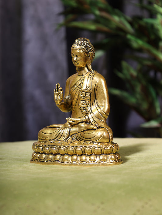 Superfine Brass Gautam Buddha Idol