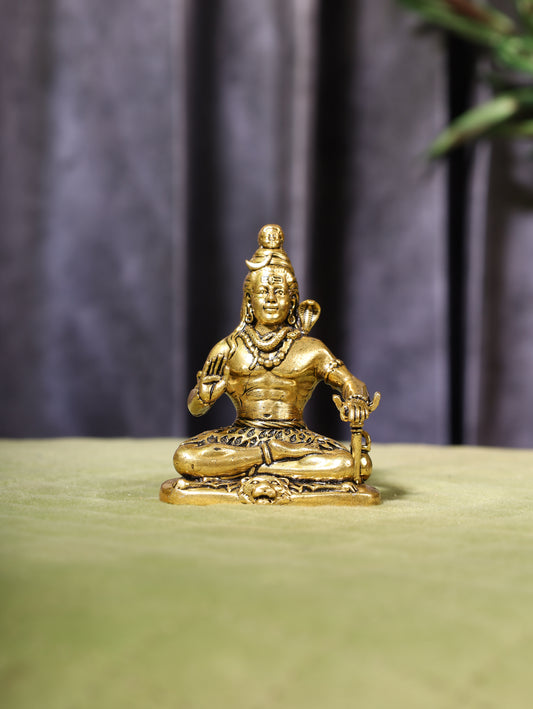 SuperFine Brass Shiva