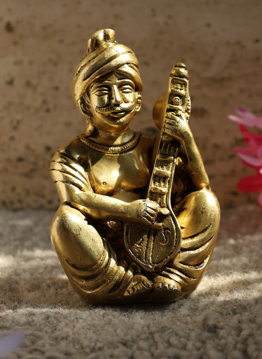 Musician playing Sitar