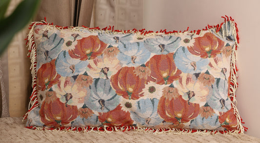 Pumpkin Patch Tapestry Cushion Cover(25x14)