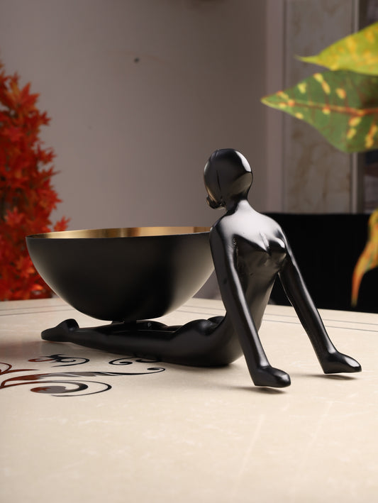 Modern Elegance Kneeling Bowl Holder