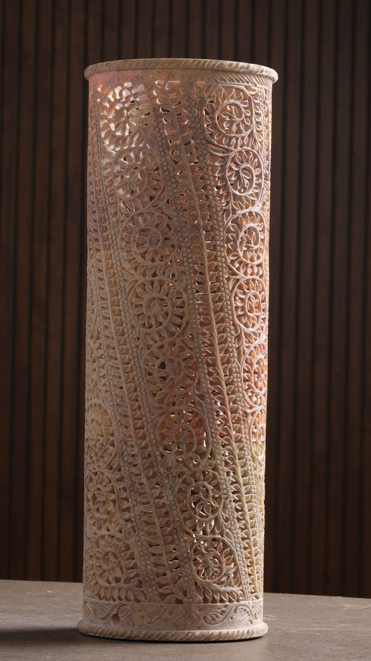 Royal rose marble vase