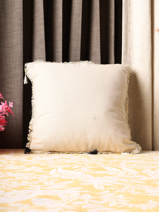 Onyx and Ivory Cushion Cover(16x16)