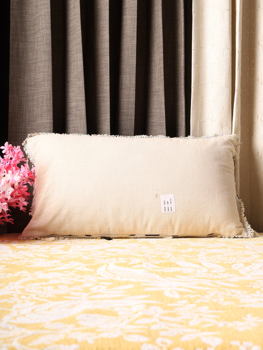 Onyx and Ivory Cushion Cover(25x14)