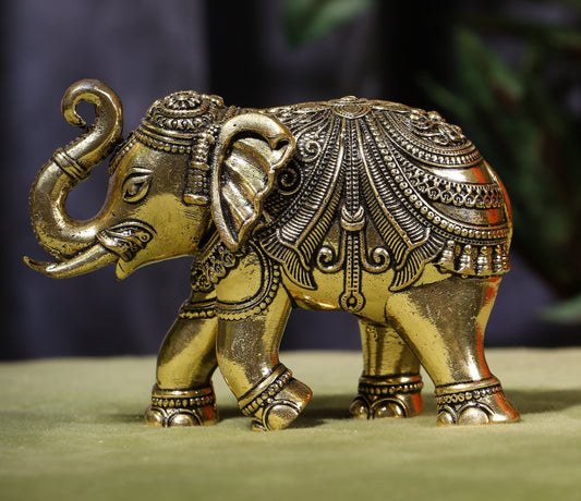 SuperFine Brass Elephant Statue
