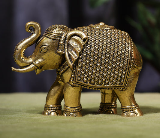 SuperFine Brass Elephant 2.5"